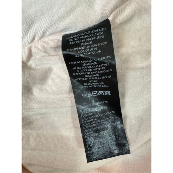 Anthropologie The Maya Ruched Cowl-Neck Mesh Midi Dress | Large | Pink Floral Pr - Picture 6 of 9